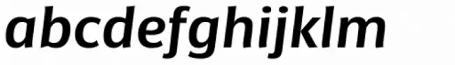 Sanserata Semibold Italic