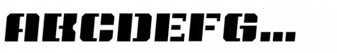 SbB Intermodal Stencil D Italic 5