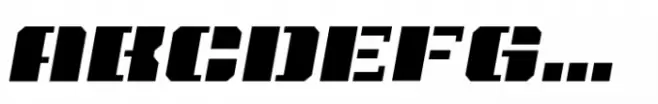 SbB Intermodal Stencil E Italic 10