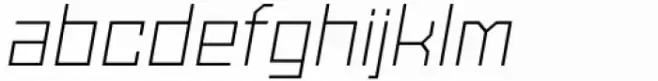 SbB Powertrain Extra Light Italic