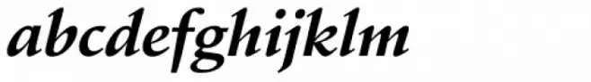 Schneidler Amalthea Bold Italic