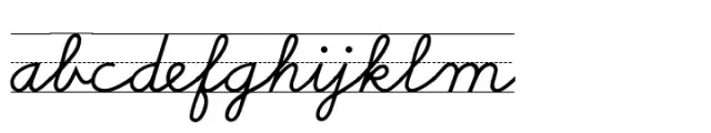 School Script Dashed