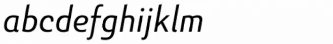 Senlot Sans Norm Book Italic