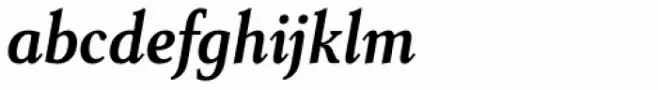 Senlot Serif Condensed Bold Italic