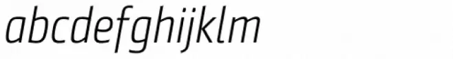 Sentico Sans DT Cond Light Italic