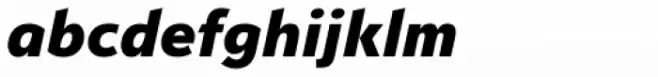 Serenity Heavy Italic