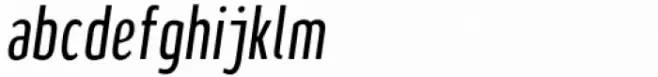 SF Liberty Condensed Book Italic