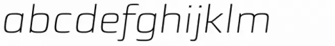 Sica Expanded Extra Light Italic