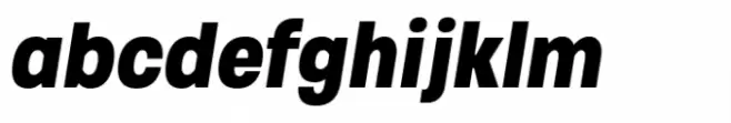 Soliden Extra Bold Condensed Oblique