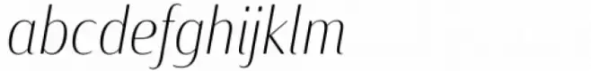 Solitas Contrast Condensed Thin Italic