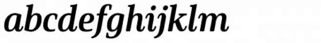 Solitas Serif Cond Bold Italic