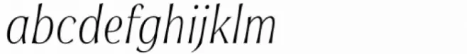 Soprani Extended Thin Italic