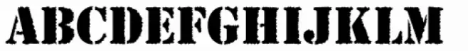 Stencil Antiqua EF Rough