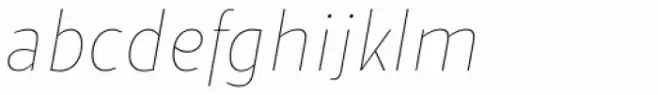 Suit Sans Pro Thin Italic