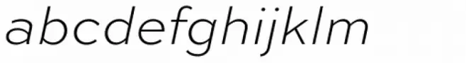 Sweet Sans ExtraLight Italic