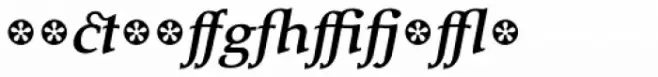 Tarocco Extras OT Bold Italic