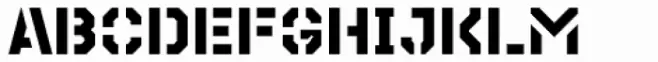 TecoSans Stencil Bold