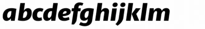 Telder HT Pro Extra Bold Italic