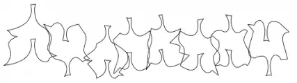 TessieStandingBirds Outline