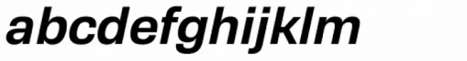 TradaSans Demi Bold Italic