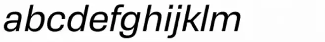 TradaSans Italic