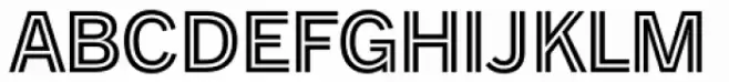Trade Gothic Inline Bold
