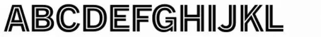 Trade Gothic Inline ExtraBold