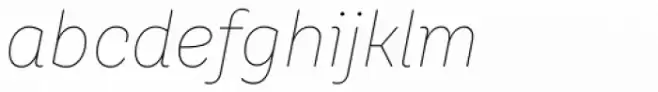 TT Hazelnuts Thin Italic