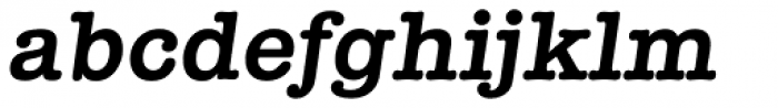 Typewriter Serial Bold Italic
