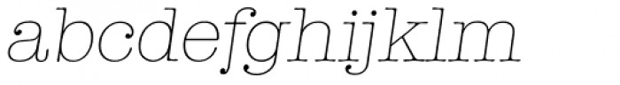 Typewriter Serial ExtraLight Italic