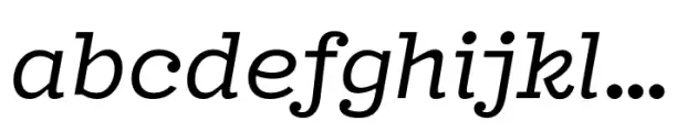 Typist Slab Prop Medium Italic