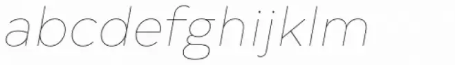 Typold Extra Thin Italic