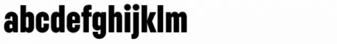 Uniform Pro Extra Condensed Black