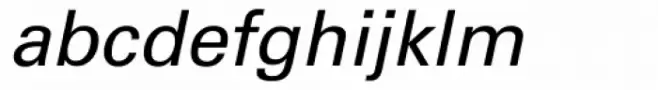 Univers Cyrillic 55 Oblique