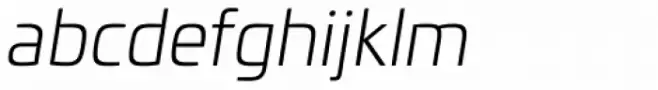 Univia Pro Light Italic