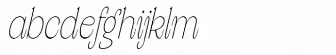 Valverde Rounded Condensed Thin Italic