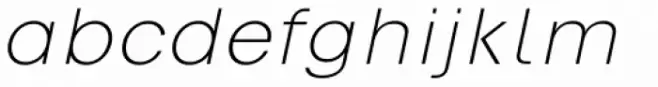 Vikive Extra Light Italic