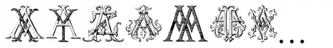 Vintage Monograms Regular A