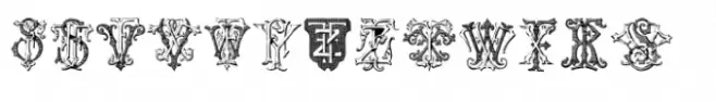 Vintage Monograms Regular F