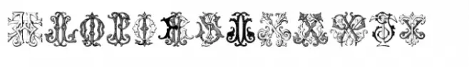 Vintage Monograms Regular J