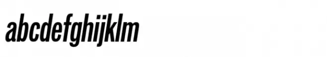 Vonnes Compressed Bold Italic