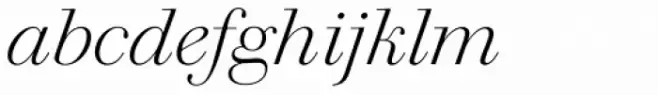 Walbaum 60 pt Light Italic