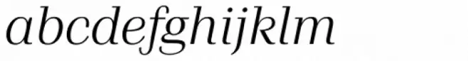 Waldorf Pro Light Italic