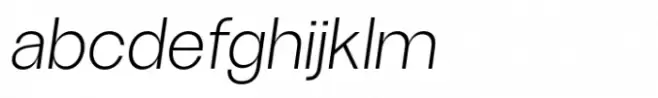 Westerland Grotesk Light Italic