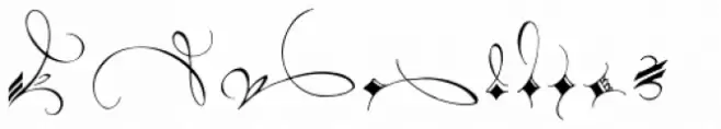 Wilhelmschrift Ornaments