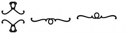 Wink Script Ornaments