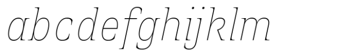 Witthayakhom Thin Italic