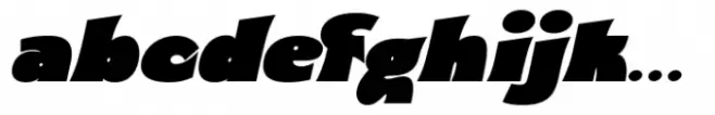 Wolfie Font Family Bold Condensed Italic