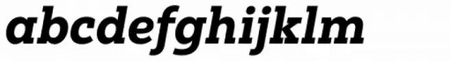 Yorkten Slab Normal Black Italic