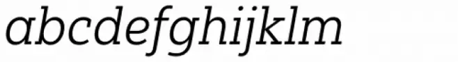 Yorkten Slab Normal Book Italic